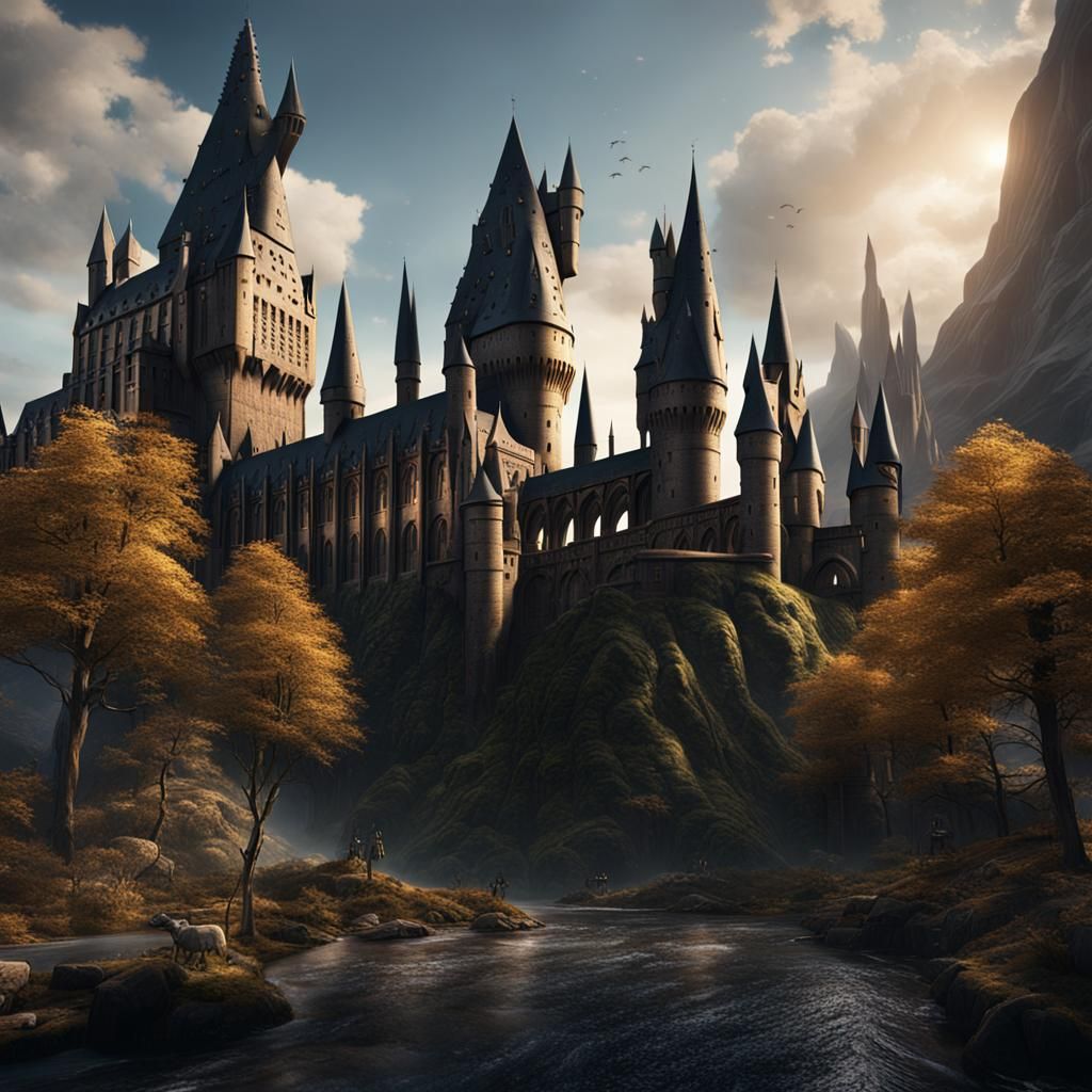 Harry Potter Outside Hogwarts: Fantasy Concept Art