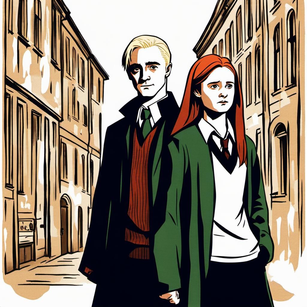 Draco Malfoy and Ginny Weasley