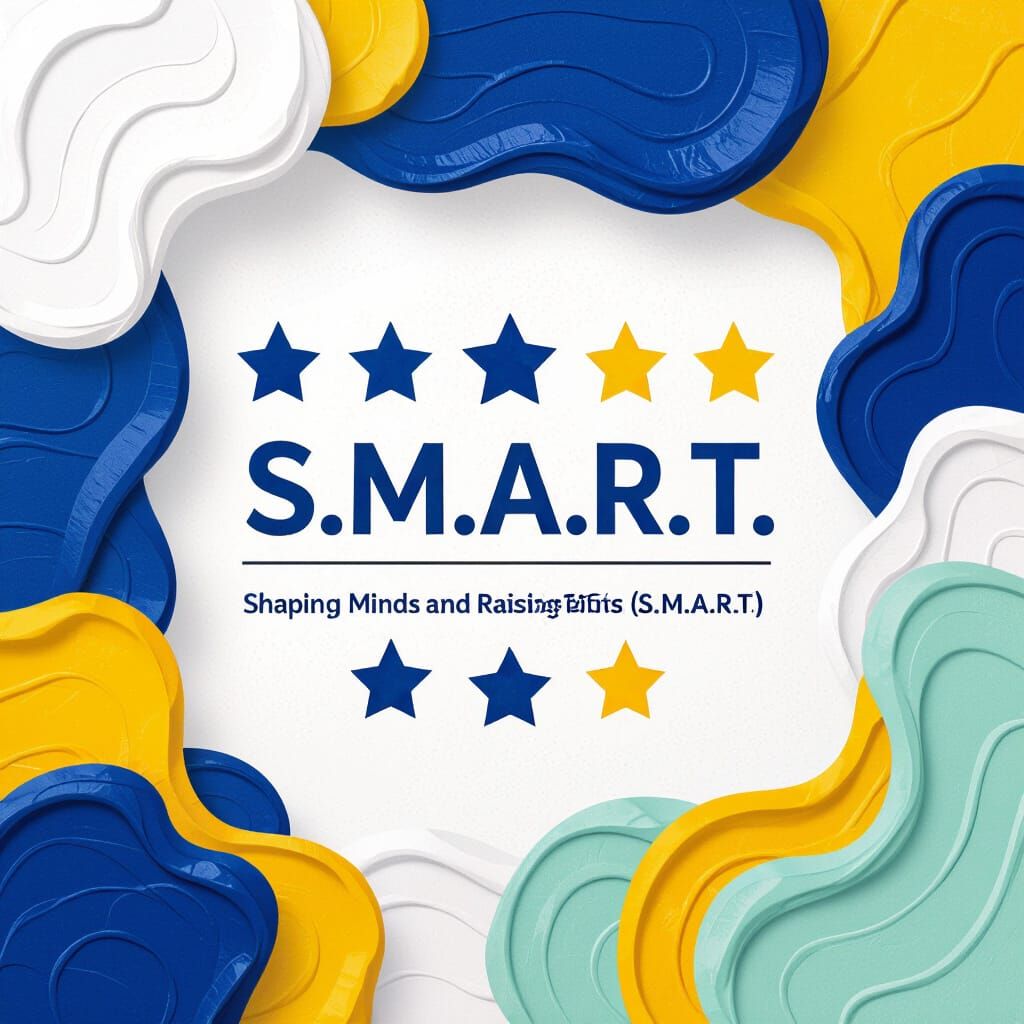 SMART Project Logo: Education, Creativity, Collaboration