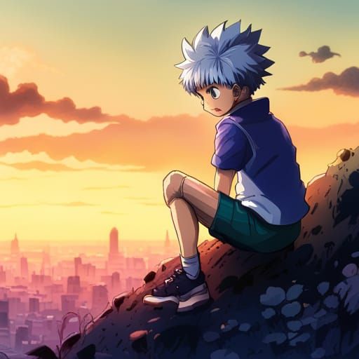 Killua Zoldyc: Studio Ghibli Concept Art