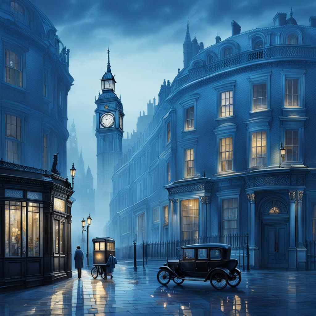 Misty Blue London in Romantic Style
