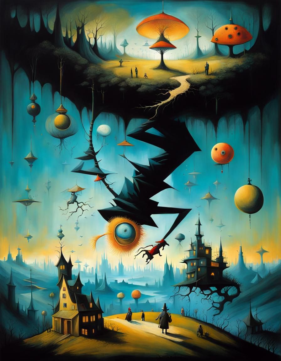 Upside-Down World: Surreal Art Brut Scene