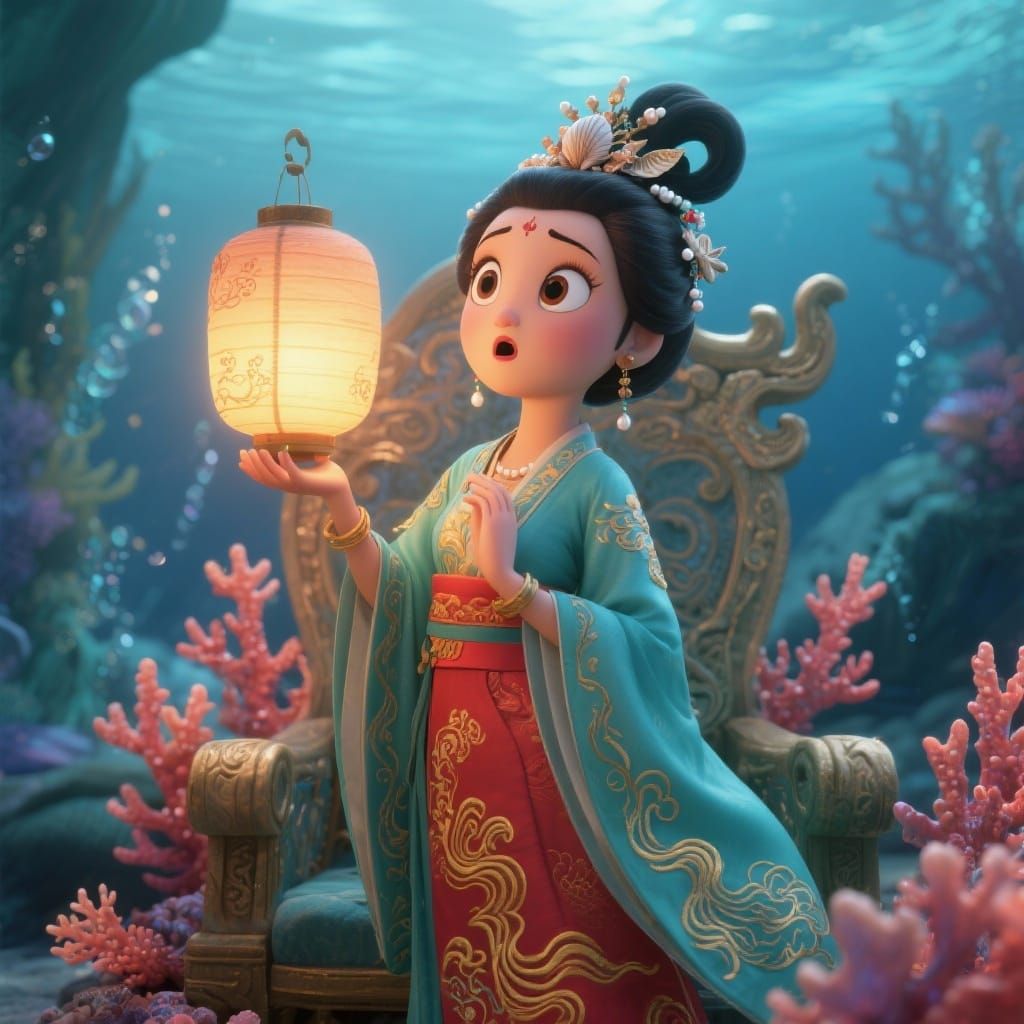 Disney Style Mazu Chinese Sea Goddess Animation