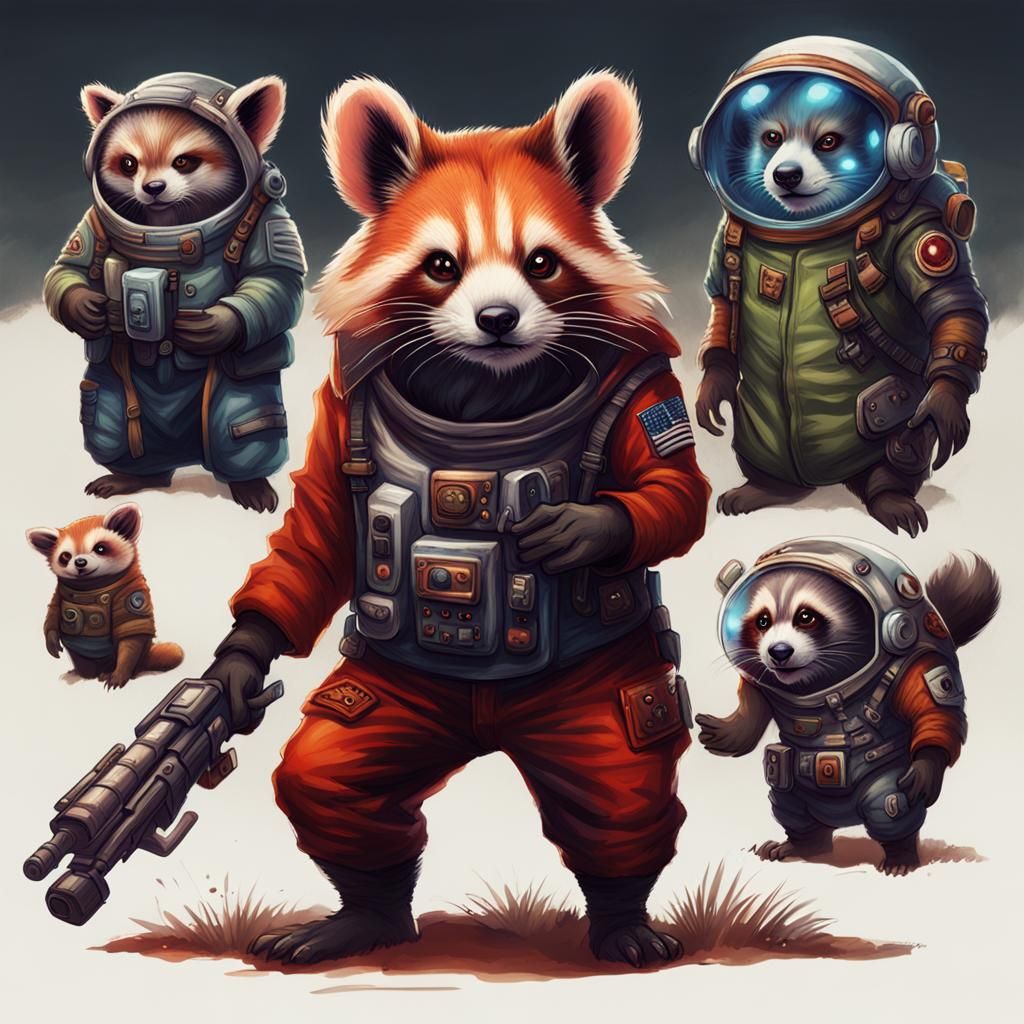 Tribal Alien Spacefarers: Xenobiology Concept Art