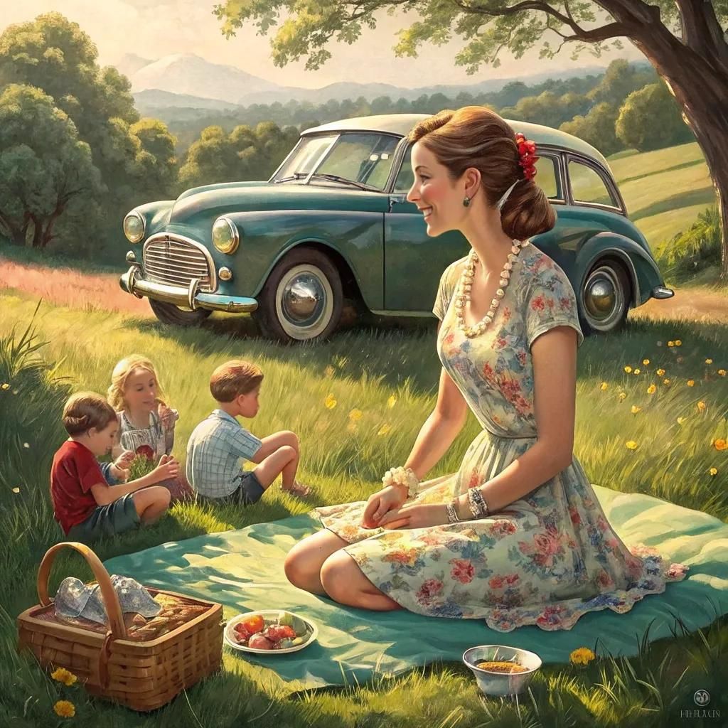 Idyllic Countryside Picnic with Austin Cooper