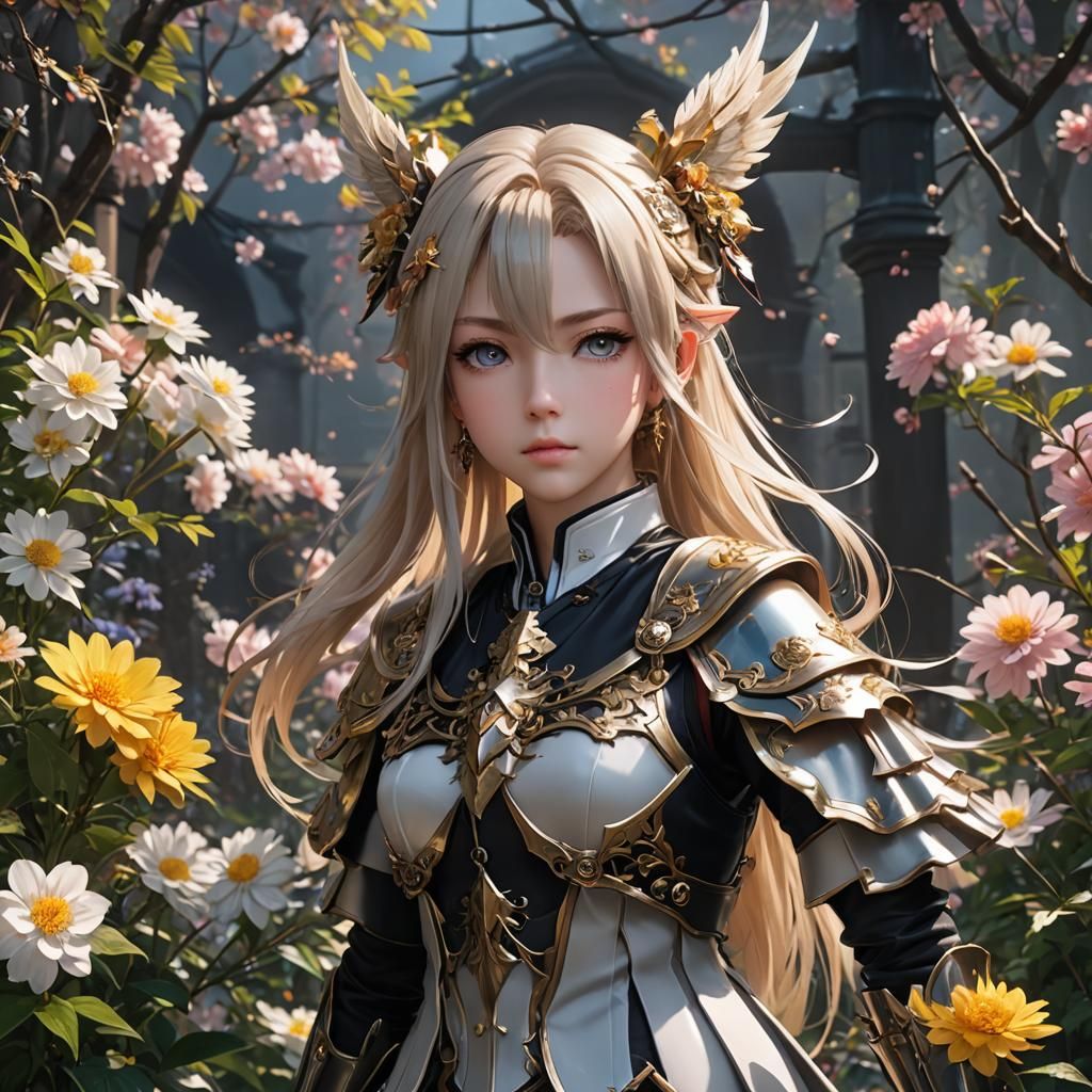 Wolf and Hare in 3D Anime Art Style