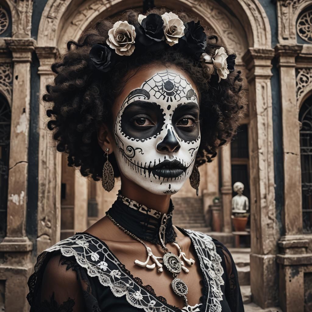 Catrina Portrait Inspired by Mexican Culture