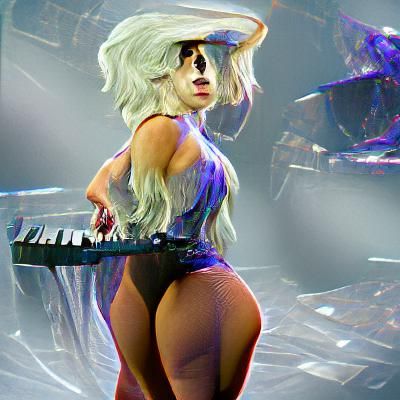 Abstract AI Art: Colorful Dynamic Composition