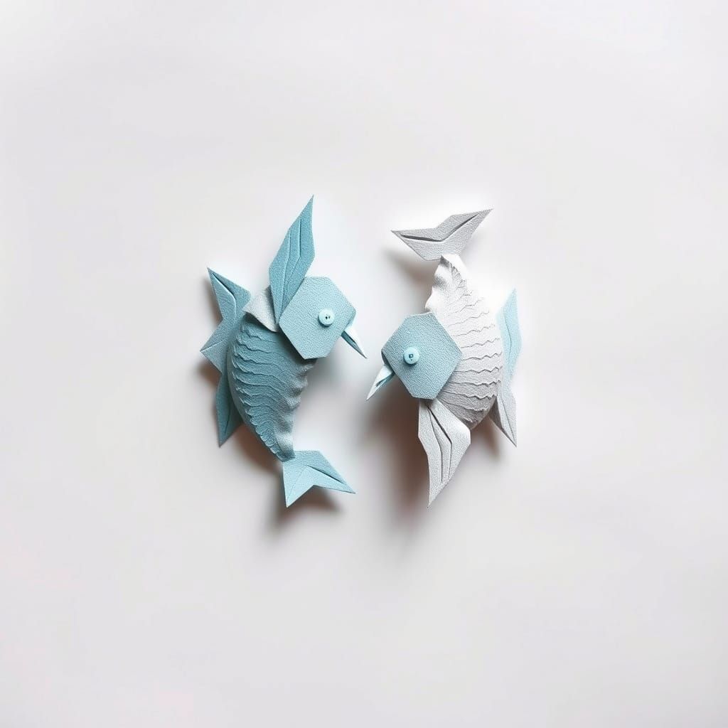 Surreal Origami Zodiac in Soft Focus