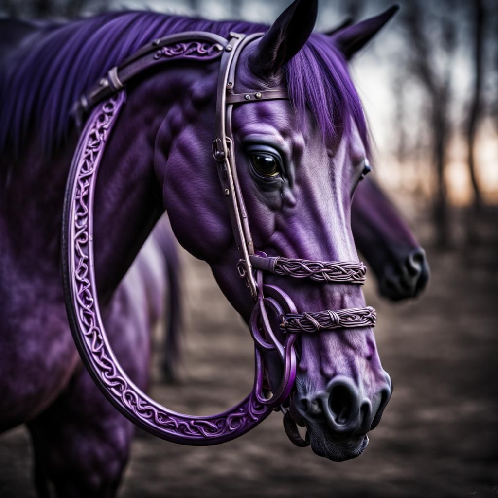 Detailed Purple Horseshoe in HDR