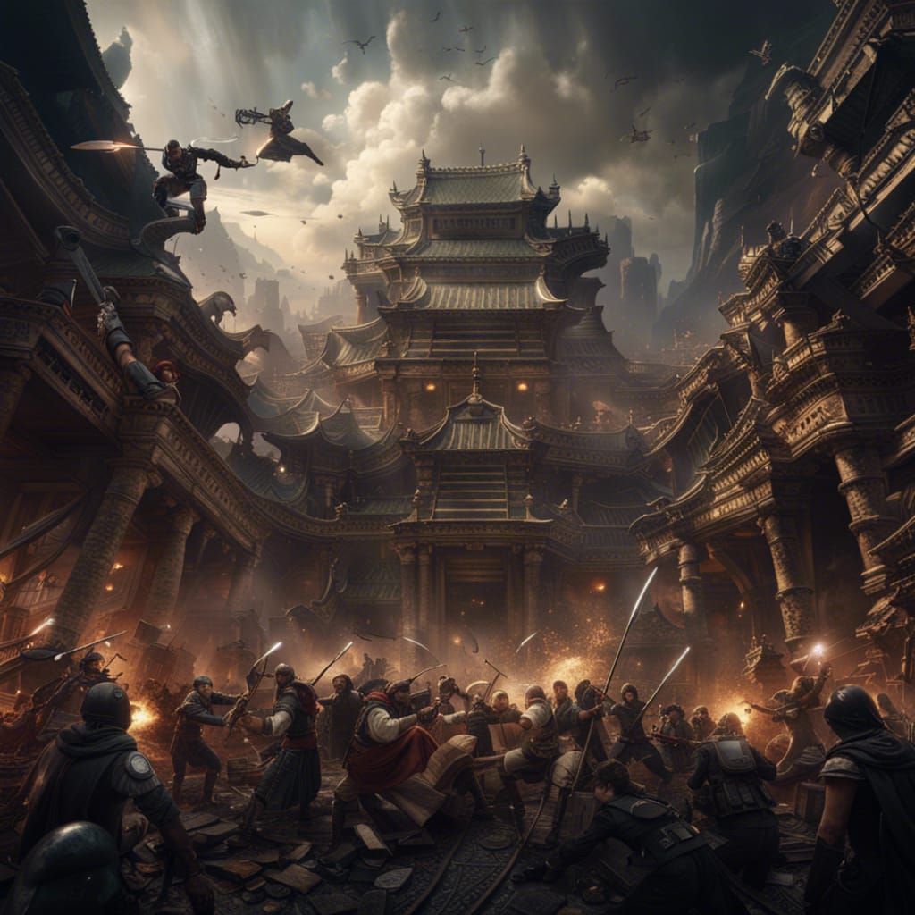 Epic Battle: One Warrior Against One Hundred