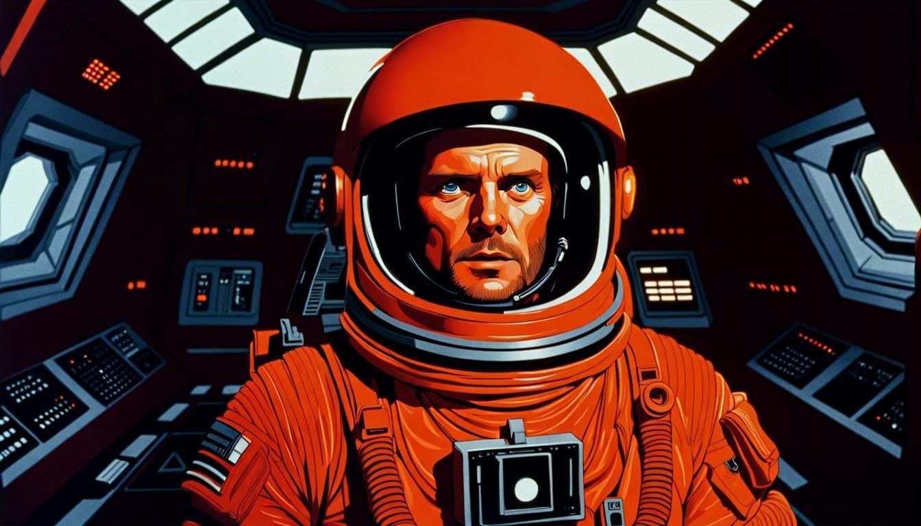 David Bowman in Space Odyssey Spacesuit