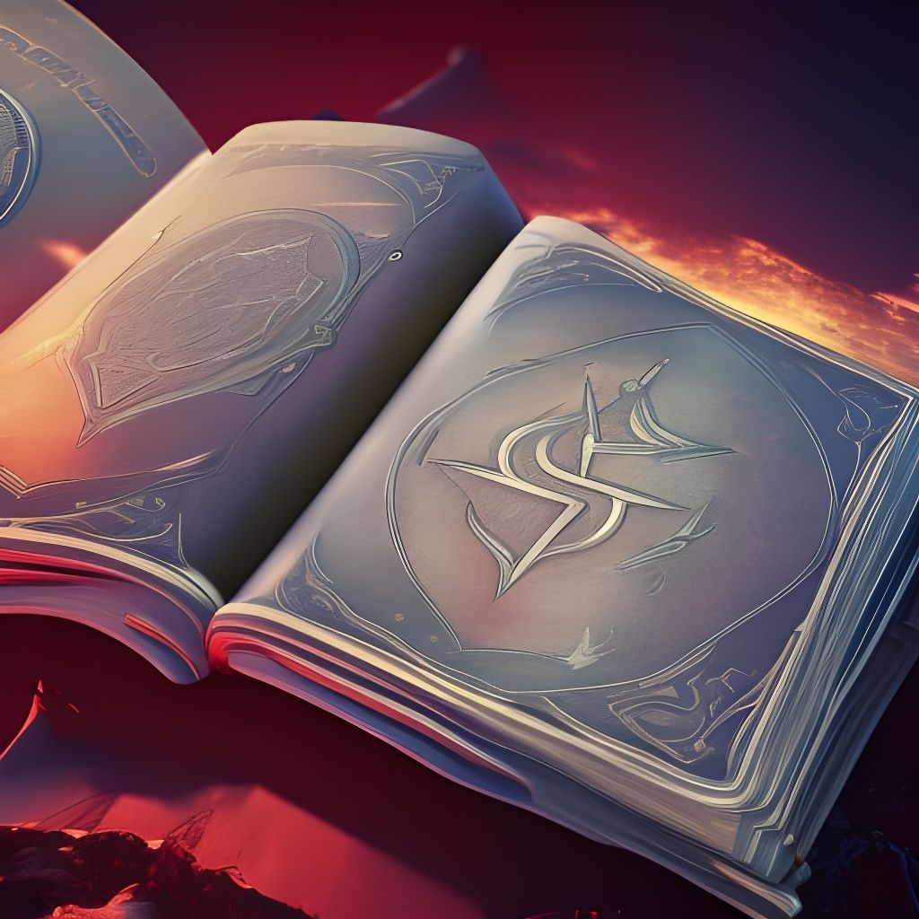 Satanic Bible as Detailed Matte Painting