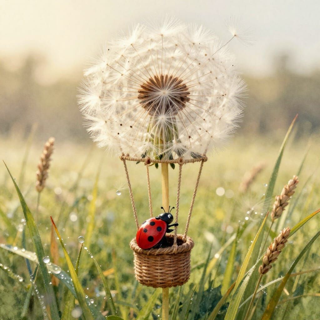 Ladybug Pilot's Dandelion Balloon Adventure