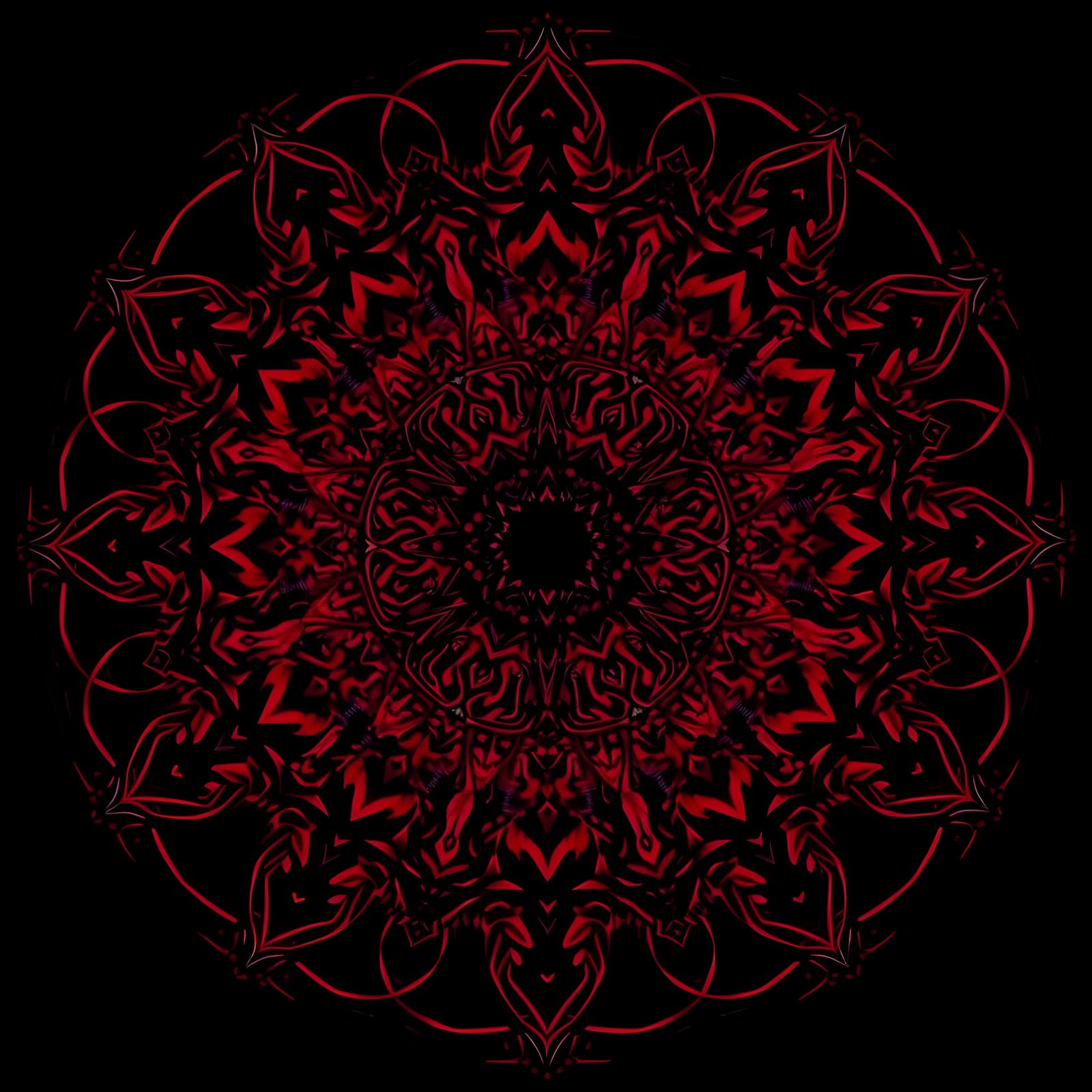 Dark Mandalas in Cyberpunk Shading