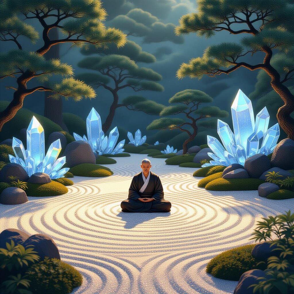 Crystal Zen Garden