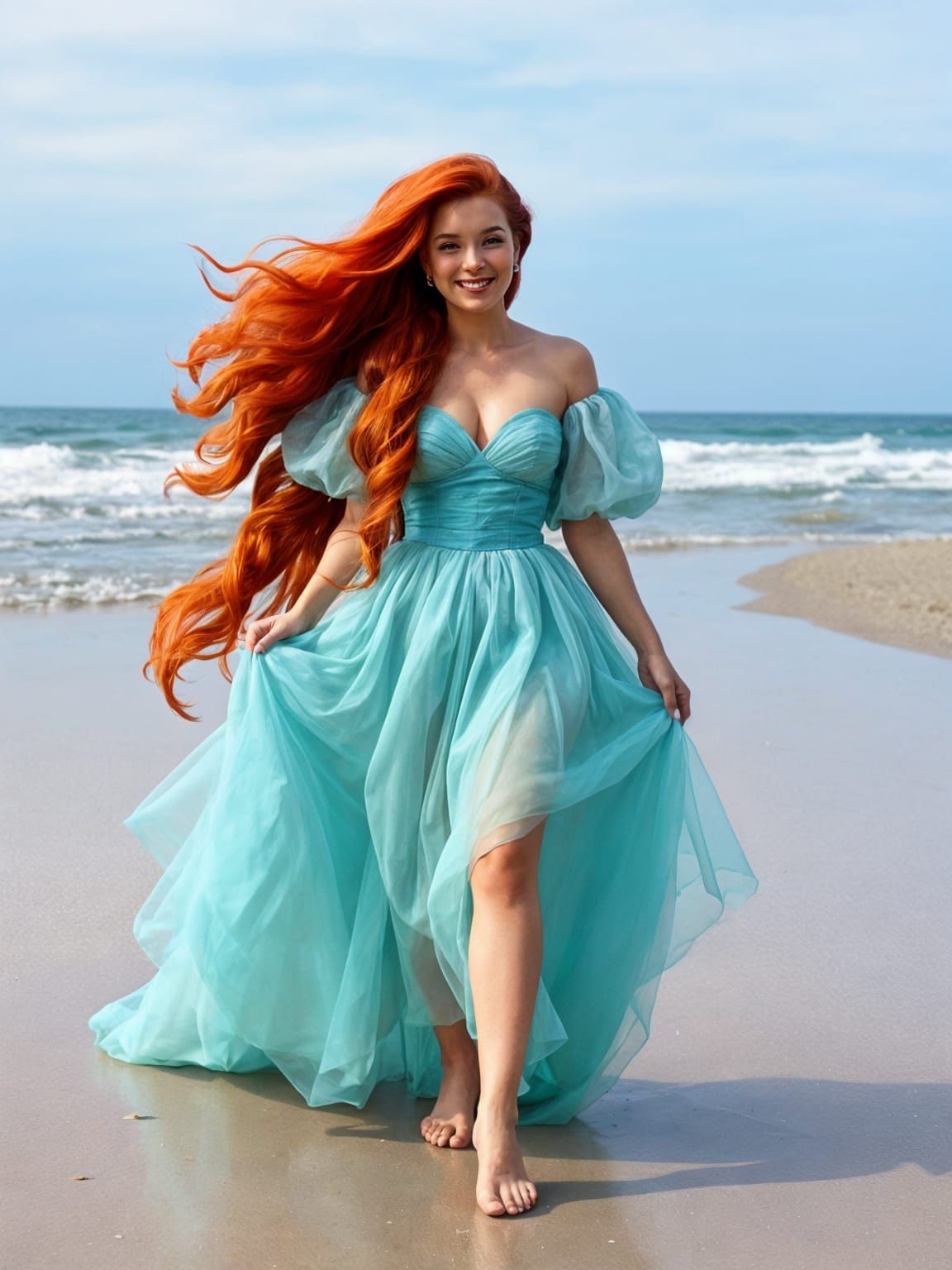 Ariel's 80s Aquamarine Wedding Dream