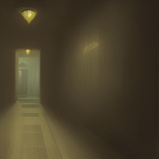 Sinister Hallway Light Inspired by Dramatic Art