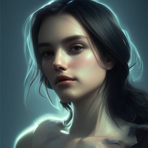 Detailed ENFJ Portrait in Art Nouveau Style