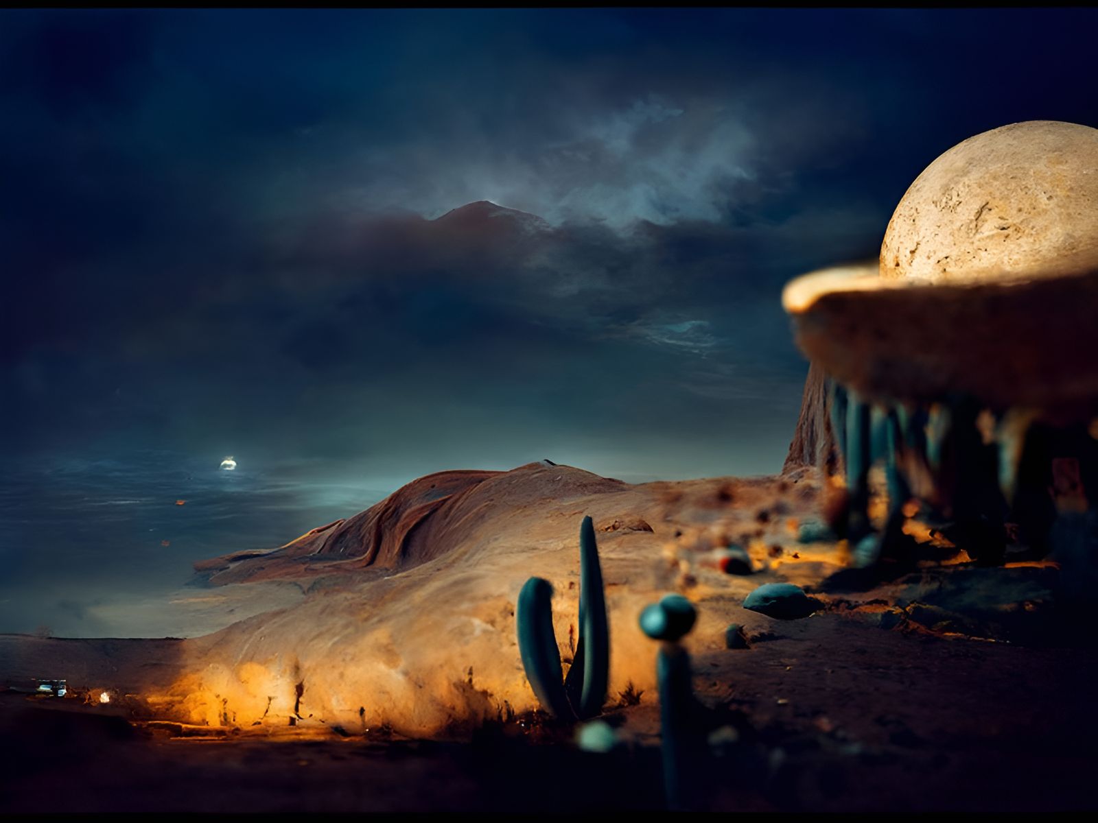 Alien Desert Landscape Photography in 8K