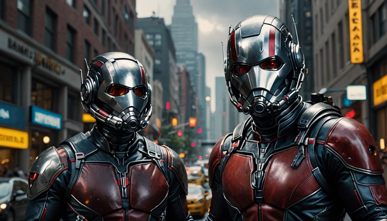 Photorealistic Ant-Man and Uncleman in High Resolution