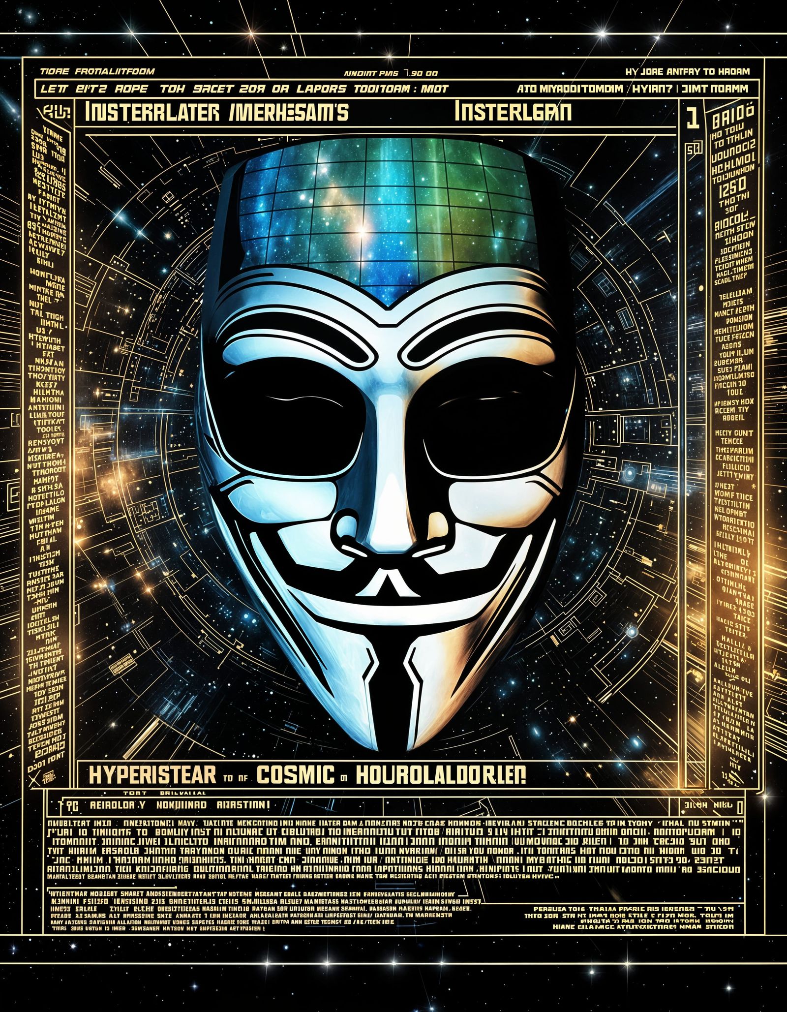 Interstellar Hologram Wanted Poster