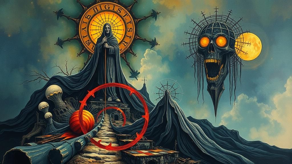 Saint John: Abstract Surrealism in Dystopian Patmos