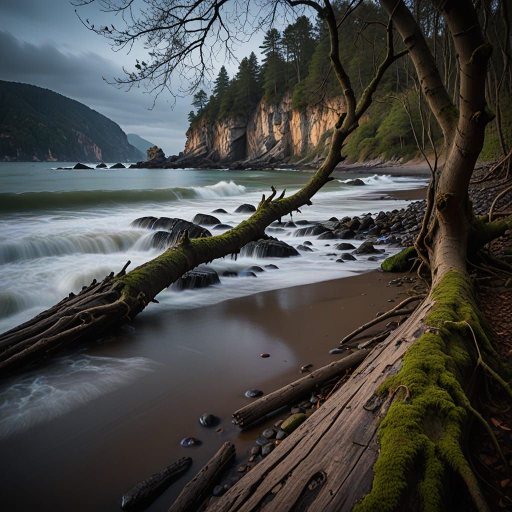 Ethereal Rhythm of Nature in Long Exposure Photography