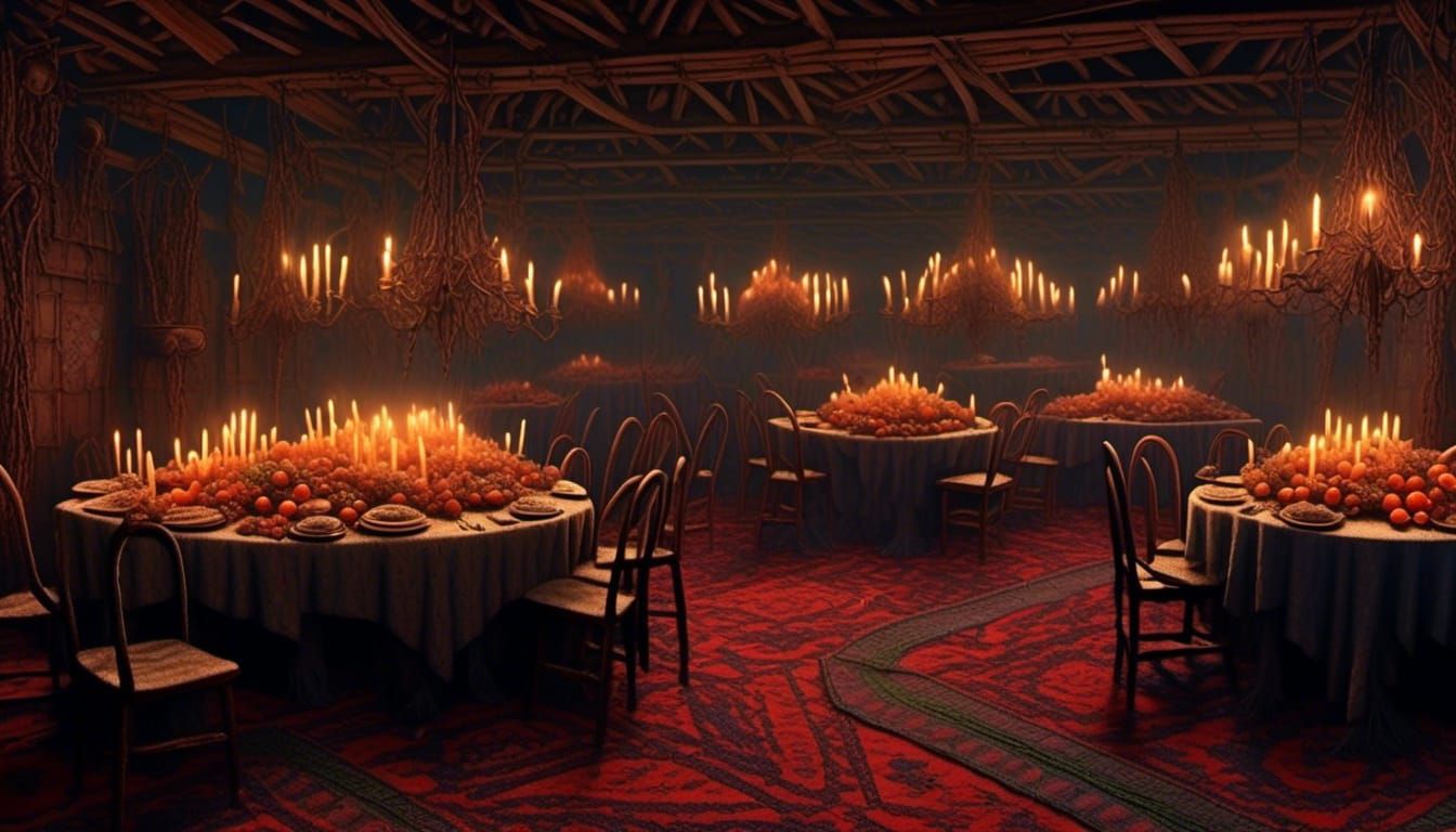 Dystopian Carpet Crawlers in Hyperdetailed 3D Shading