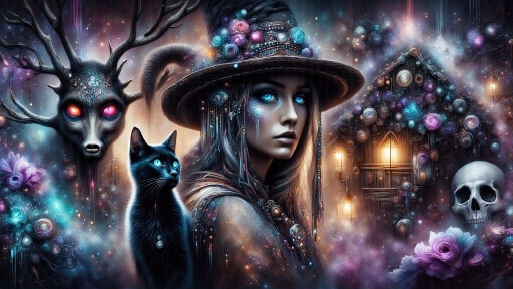 a mystical Halloween