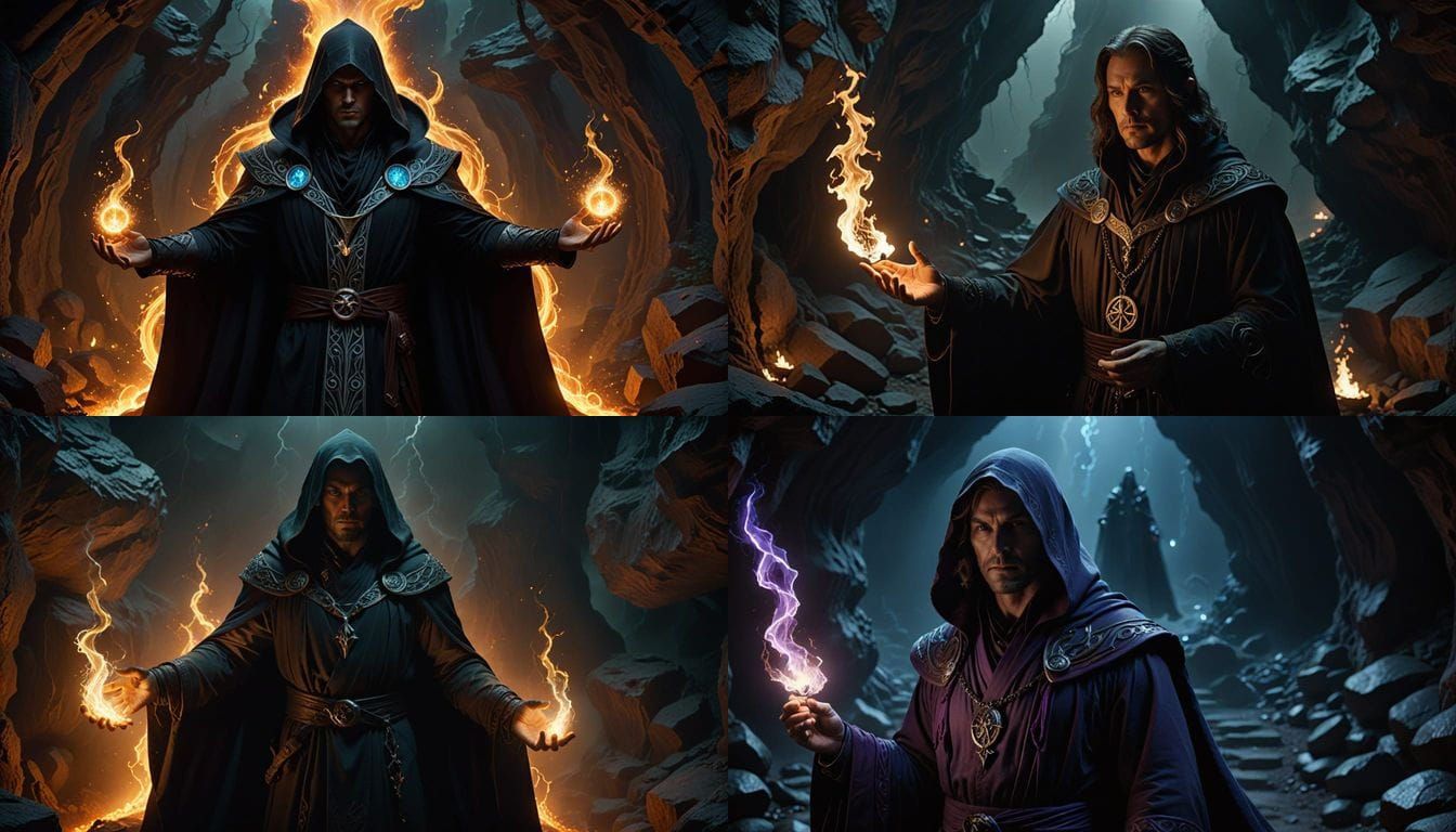 Warlike Warlock Unleashes Arcane Fury