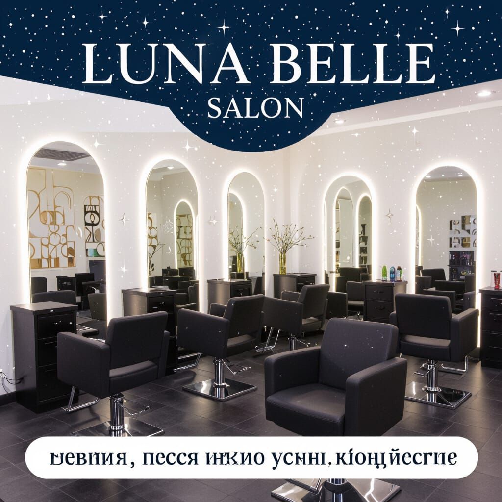 Luna Belle Salon Grand Opening in Minimalist Design