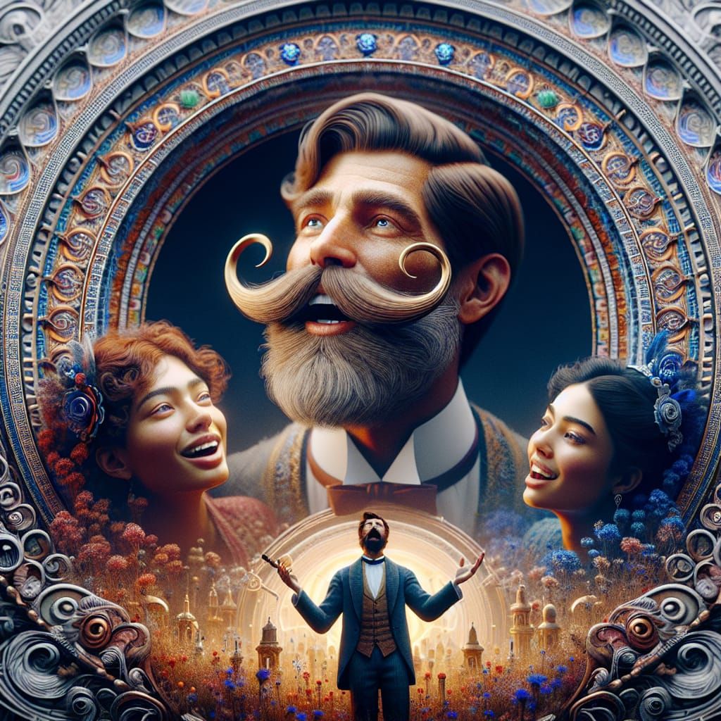 Birthday Serenade: A Matte Painting in 8K