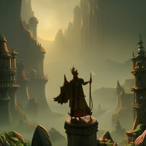 Epic Dungeons and Dragons Scene in Digital Art