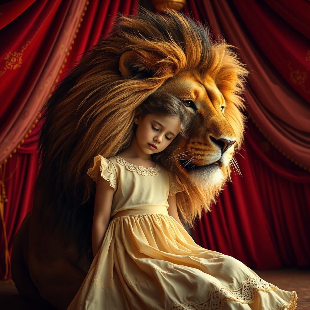 Vintage Circus Dreamscape in 1930's Opulence