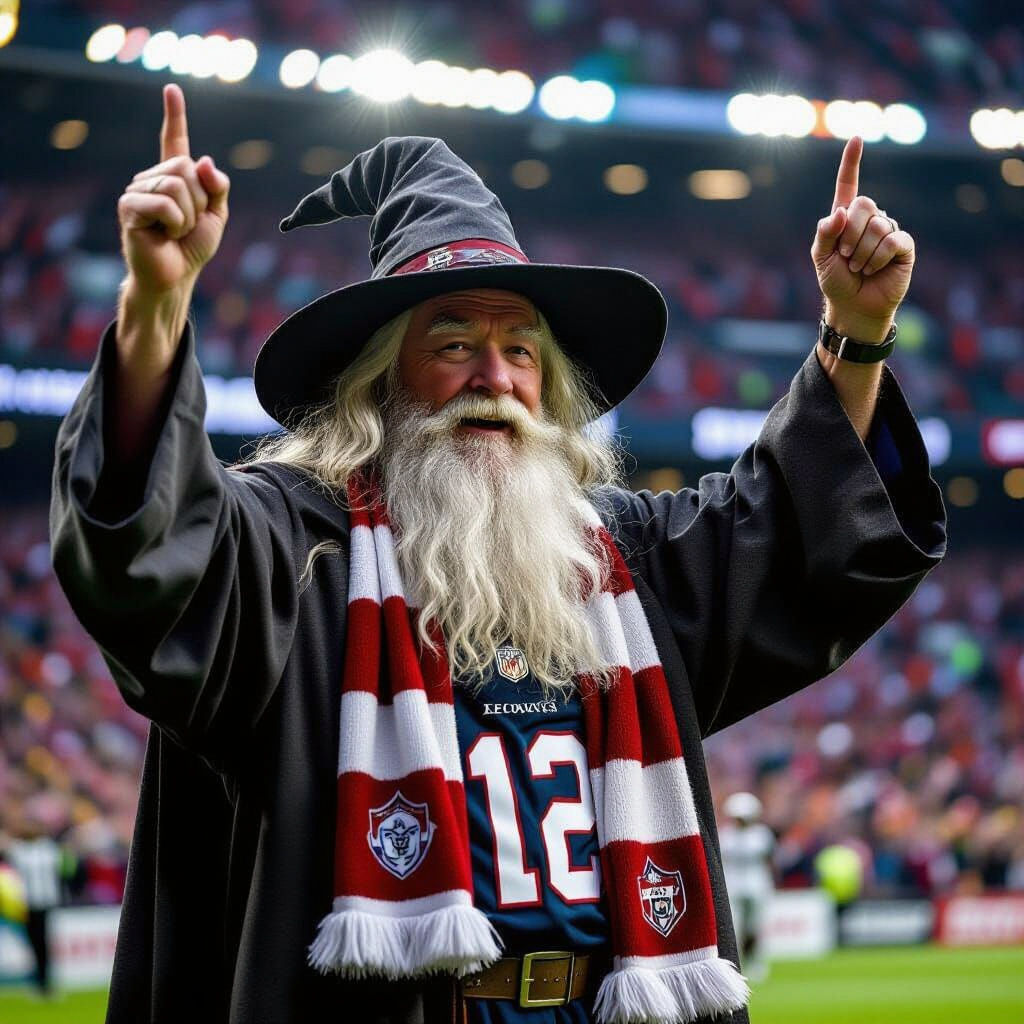 Gandalf the Football Fan: An Epic Portrait