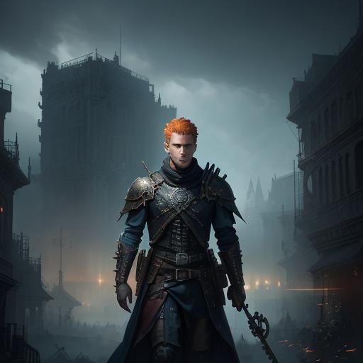 Surreal Keys with Blue Eyes in Dreamlike Style