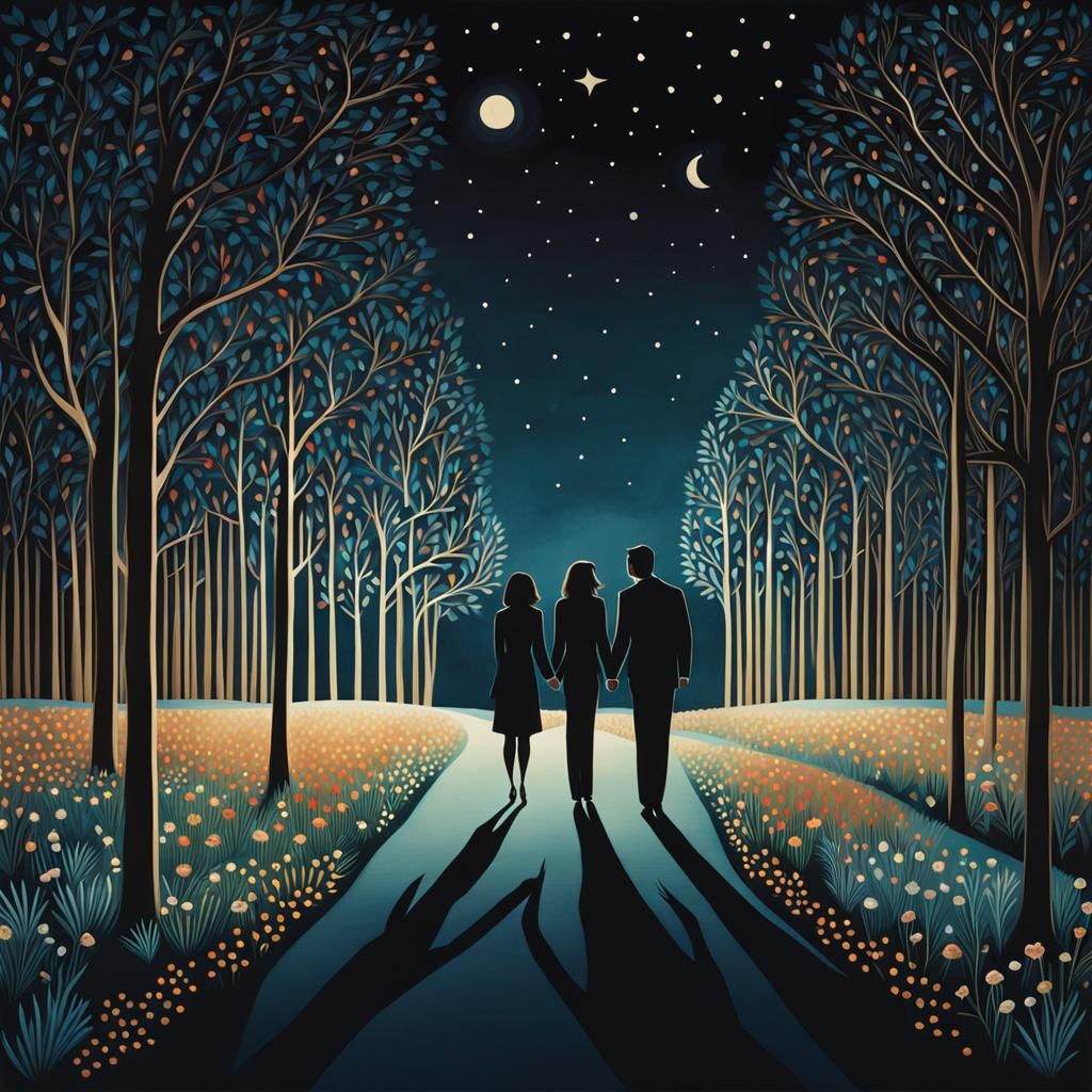 A midnight stroll