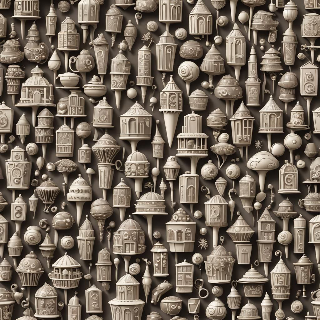 Art Deco Grammar as Chocolate in Burton Style