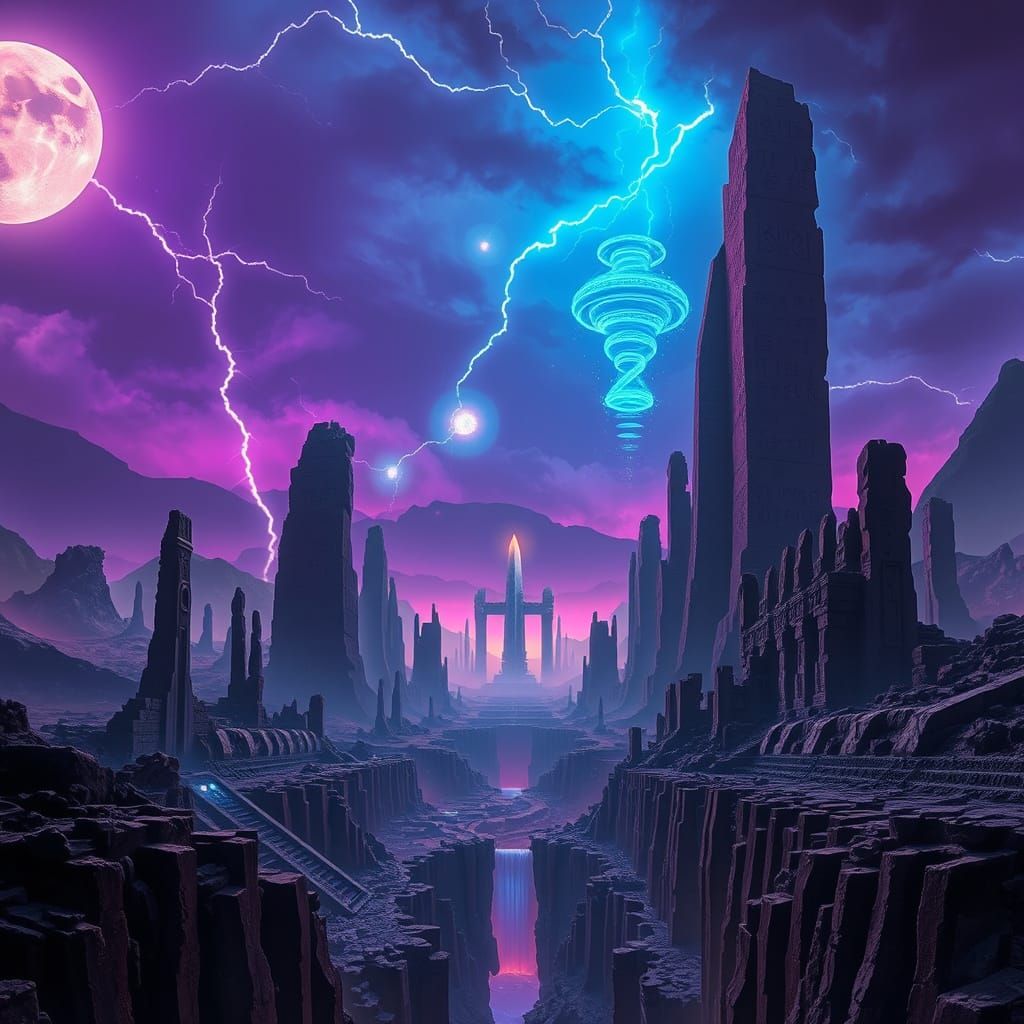 Twilight City of Ancient Wonder