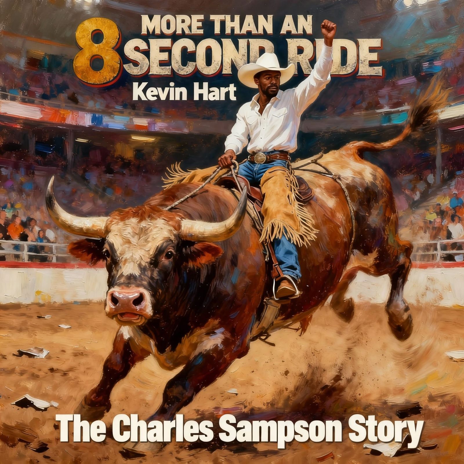 Vintage Rodeo Poster with 'The Charles Sampson Story'