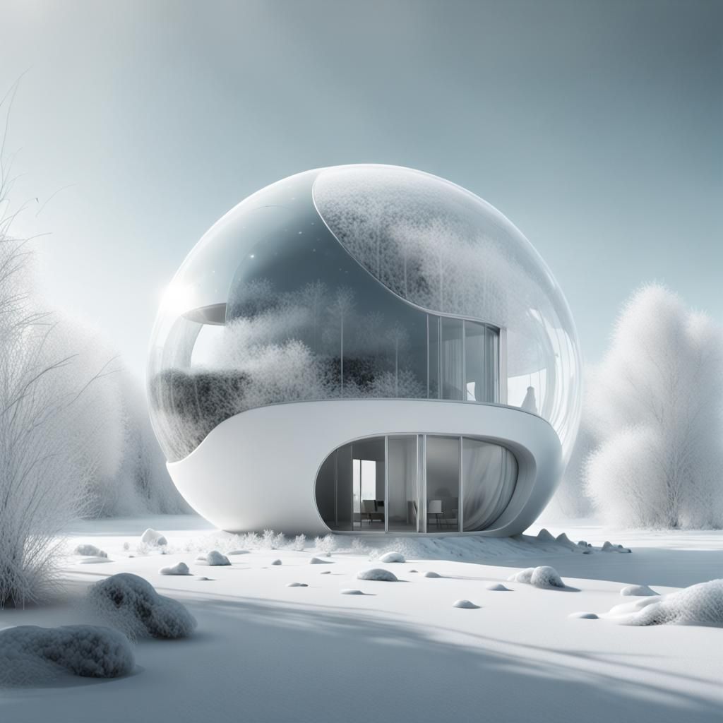 Crystal Phantom House Inspired by Bosch and Klee