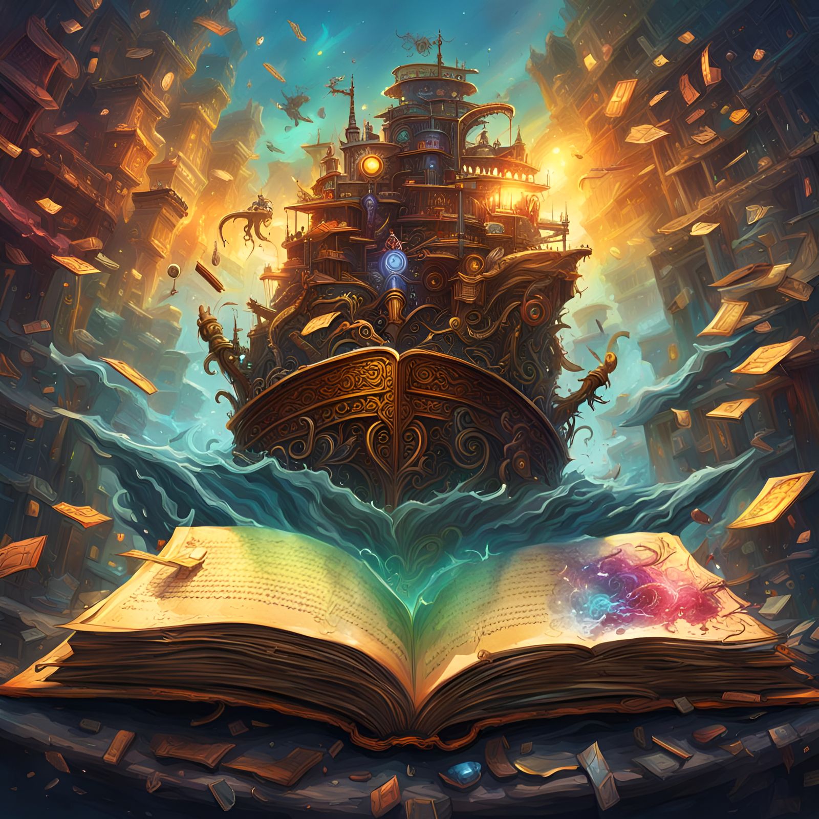 Dreadpunk Open Book Splash Art