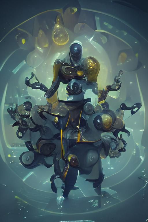 Enlightened Automaton Monk Concept Art