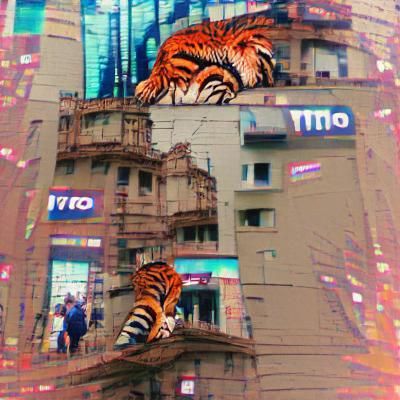 Tiger Roams Urban Jungle