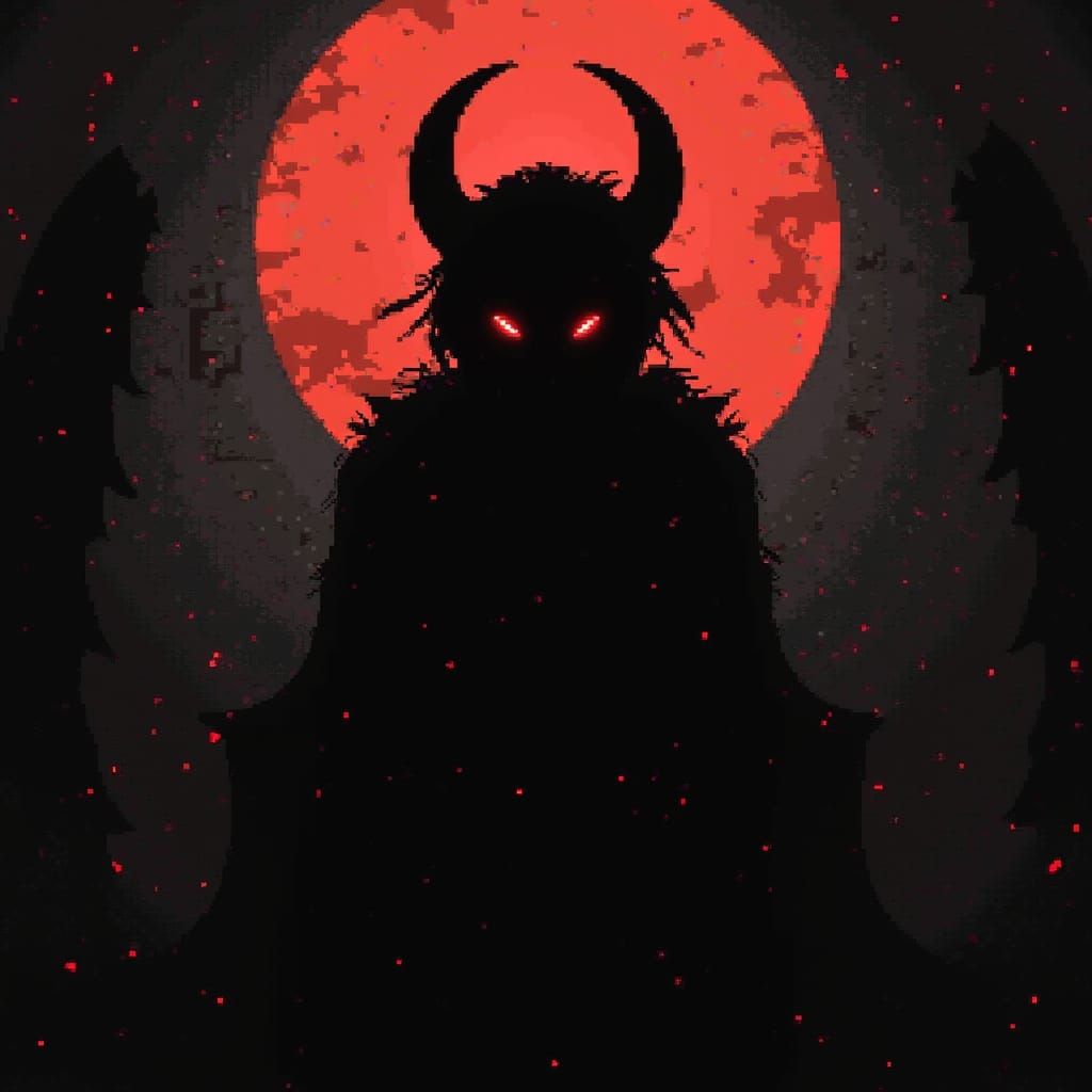 Dark Futurism in Geometric Style