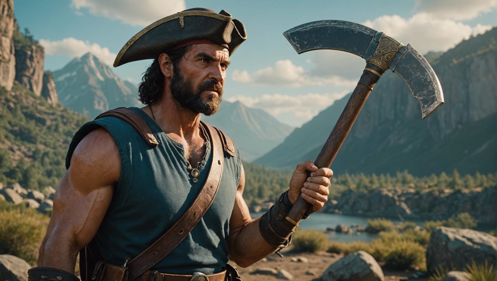 Pick Axe Pete from the Odyssey 2 game system