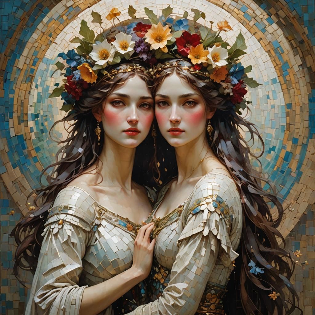 Persephone: Mosaic of Two Goddesses