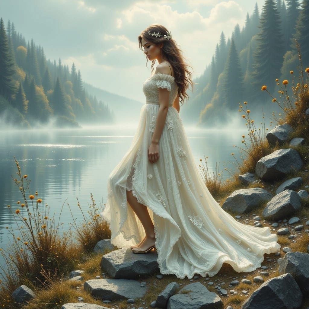 Abstract AI-Generated Hyperreal Textured Art