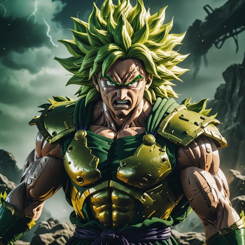 Broly Super Saiyan Cinematic Film Still